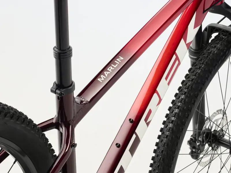 Trek Marlin 7 Mountain Bike in Fury Red/Lithium Grey Fade-4