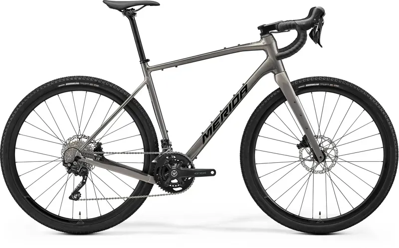 2026 Merida Silex 400 Gravel Bike in Warm Slate Grey/Black
