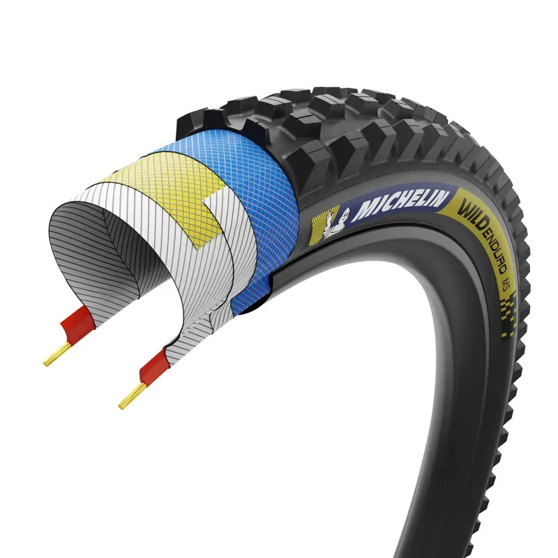 Michelin Wild Enduro MS Racing Line Tyre Blue/Yellow-1