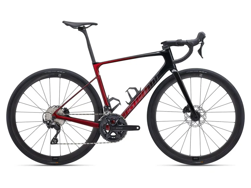 Giant Defy Advanced Pro 2 Road Bike in Carbon/Sangria