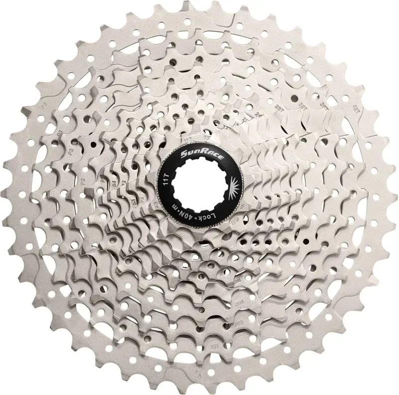 Sunrace and Sturmey Archer 11-36t 11 Speed MTB Cassette in Silver
