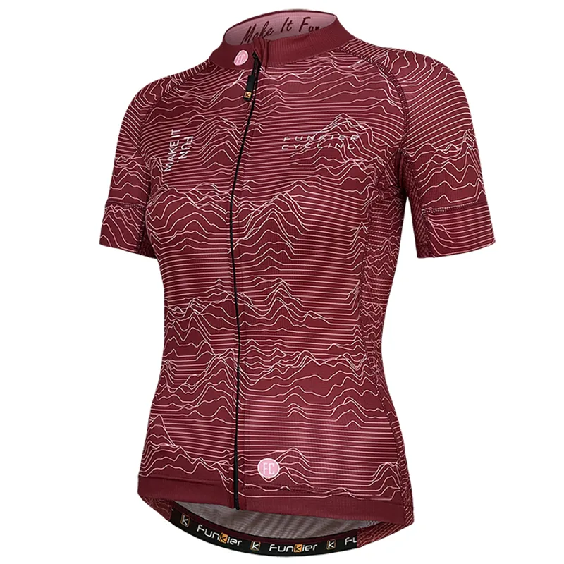Funkier Arissa Ladies Pro Short Sleeve Jersey in Red