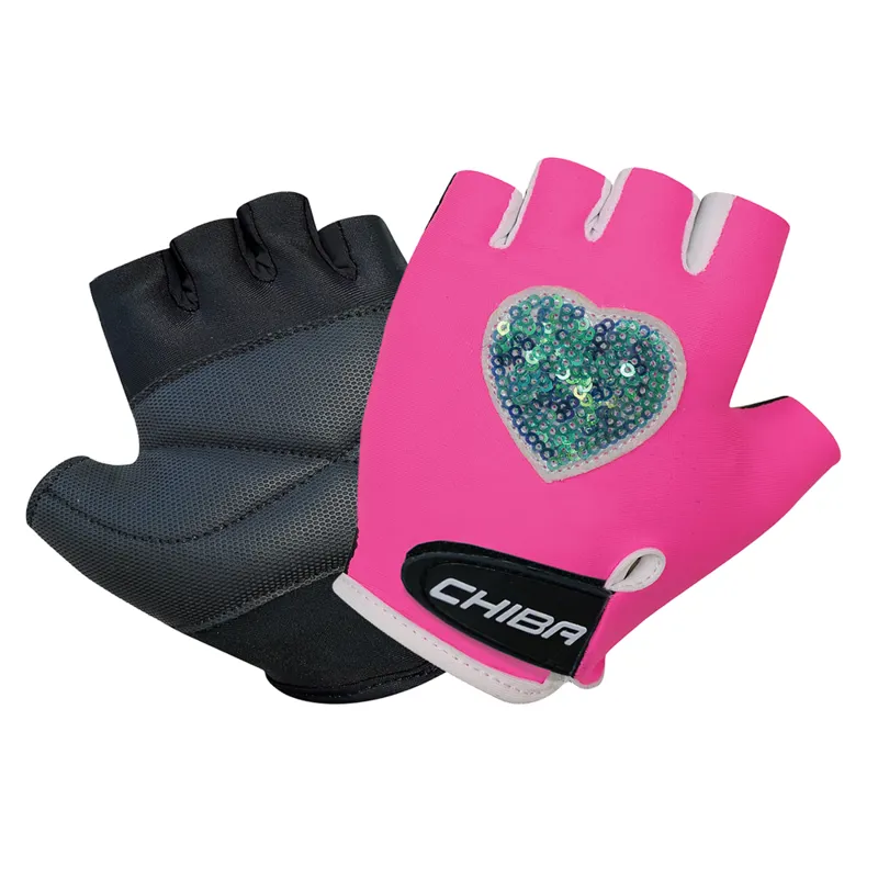 Chiba Gloves Kids Line Cool Mitt in Neon Pink