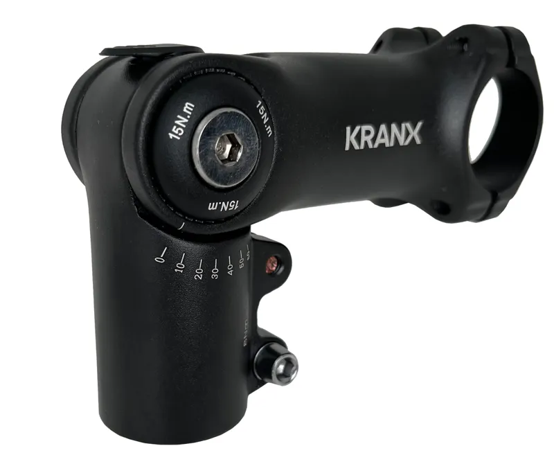 KranX High Mount 31.8/90mm Adjustable Stem in Black