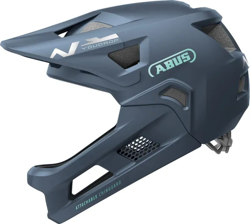 ABUS YouDrop Full Face 48-55cm Kids Helmet In  Midnight Blue