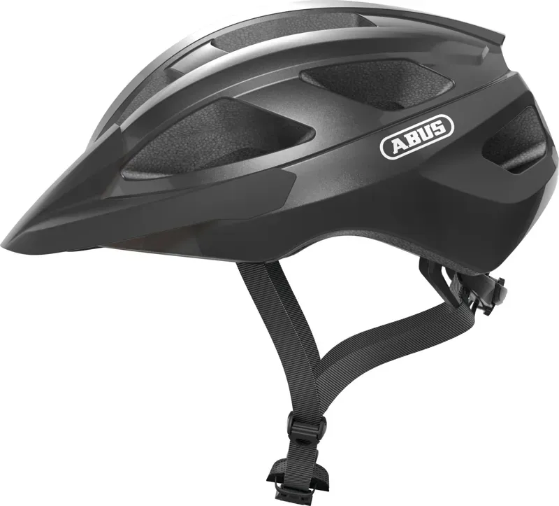 ABUS Macator Road Helmet In Titan Black