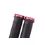 KranX Bite Luxe MTB Lock-On Grips in Black/Red