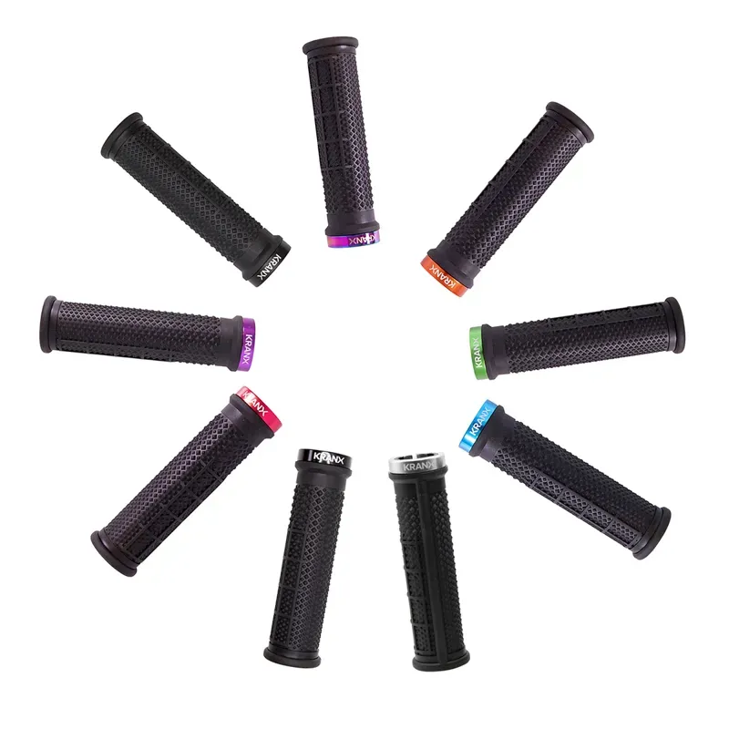 KranX Bite Luxe MTB Lock-On Grips in Black