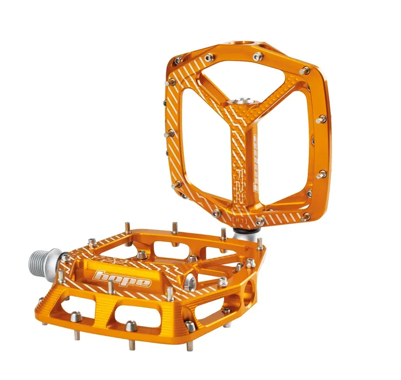 Hope F22 Pedals - Pair in Orange