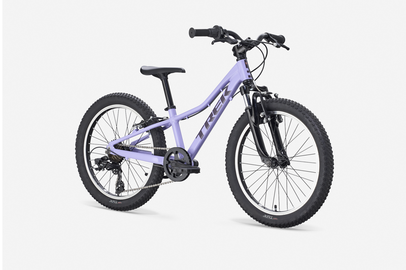 Trek Precaliber 20 7-Speed Kids Bike in Lavender Haze-1