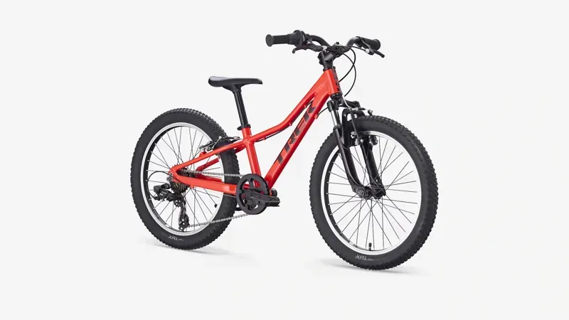 Trek Precaliber 20 7-Speed Kids Bike in Radioactive Red-1
