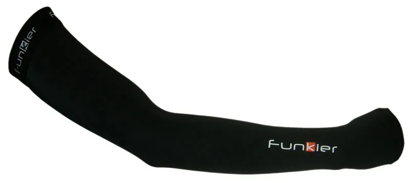 Funkier Allariz SLV03 Winter Thermal Arm Warmers In BLACK 