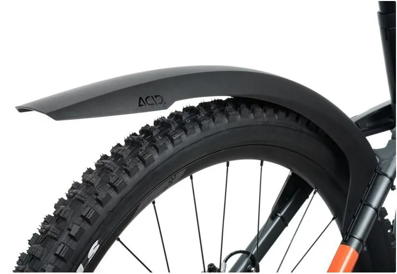 Acid Mudguard Mud Blocker Rear Short Black-1