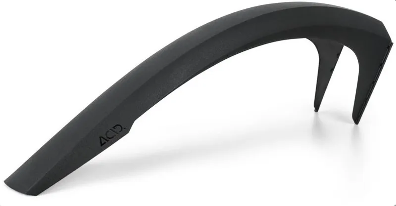 Acid Mudguard Mud Blocker Rear Long Black
