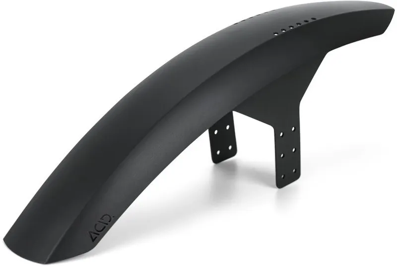 Acid Mudguard Mud Blocker Front Long Black