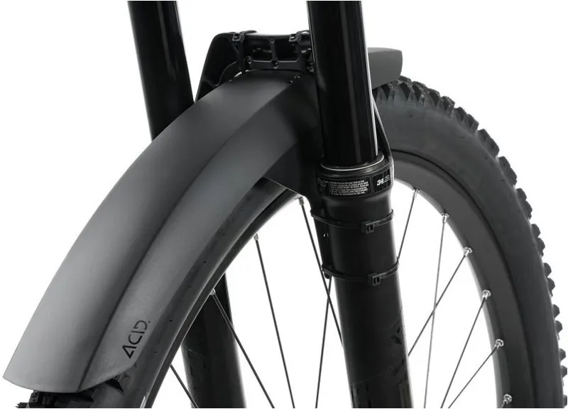Acid Mudguard Mud Blocker Front Long Black-3