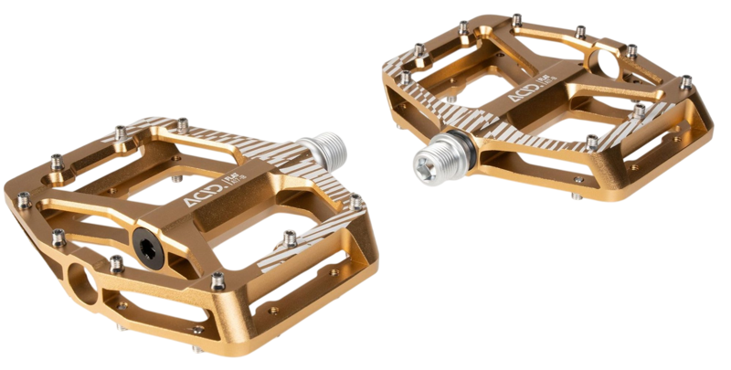 Acid Pedals Flat a17-Ib GOLD one size-1