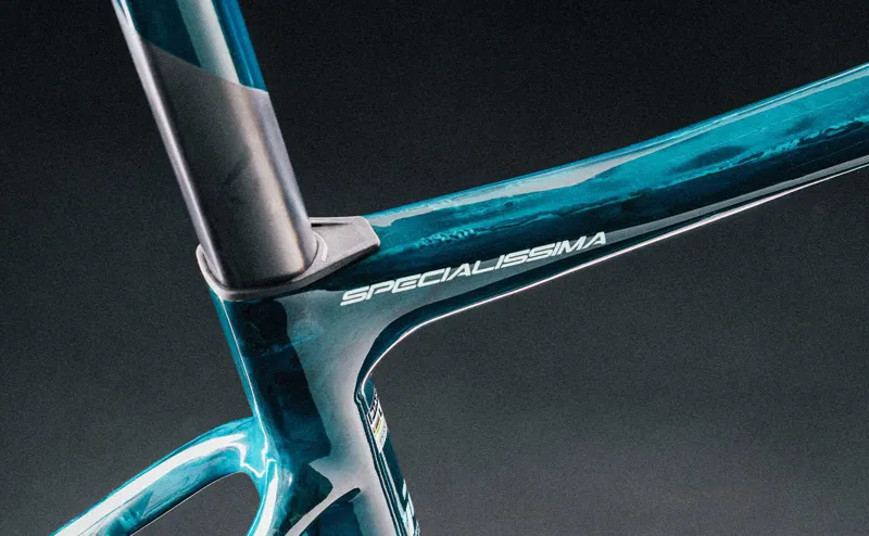 2025 Bianchi Specialissima RC 140th Durace Di2 in Inked Dark Celeste Carbon - 55cm-2