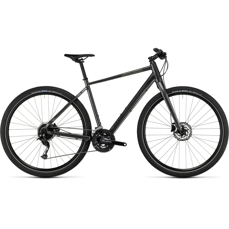 Cube Hyde Trekking Bike in Metal Grey/Black
