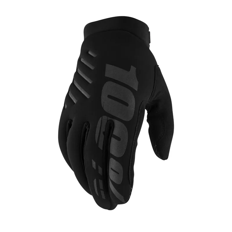 100% Brisker Cold Weather Glove Black/Grey