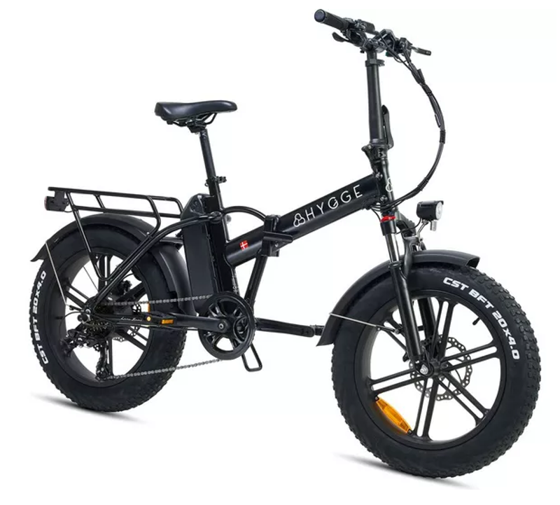 Hygge Vester folding ebike in Black-1