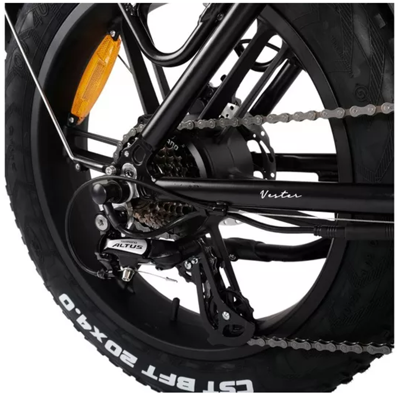 Hygge Vester folding ebike in Black-5