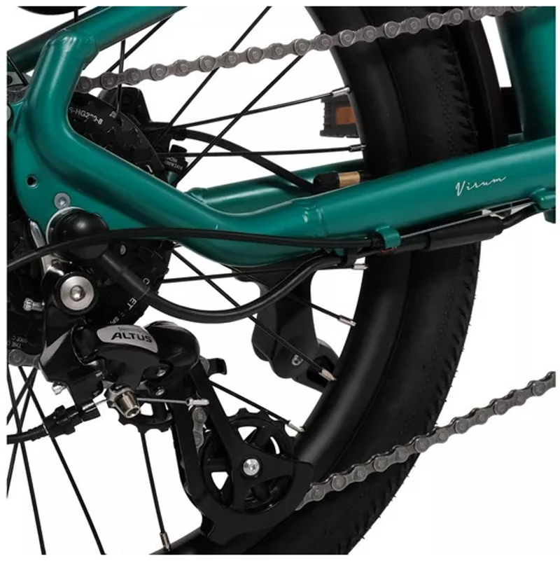 Hygge Virum Folding eBike in Green-4