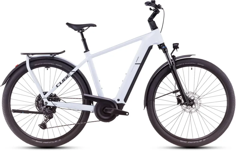 2025 Cube Kathmandu Hybrid One 600 in Polar White/Black