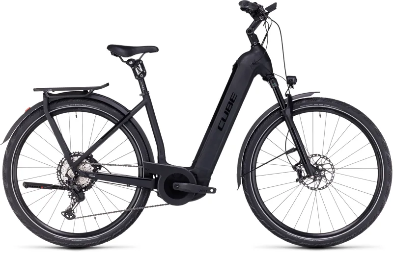 Cube Kathmandu Hybrid Slt 750 Electric Bike in Black/Metal-2