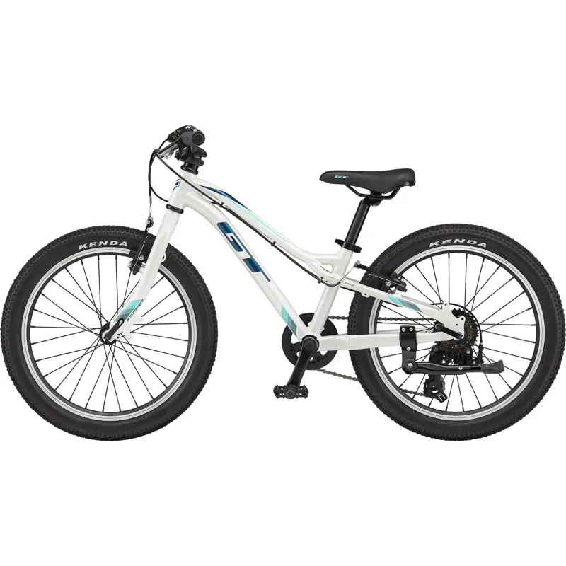 GT Stomper Ace 20in Kids Mountain Bike in White-2