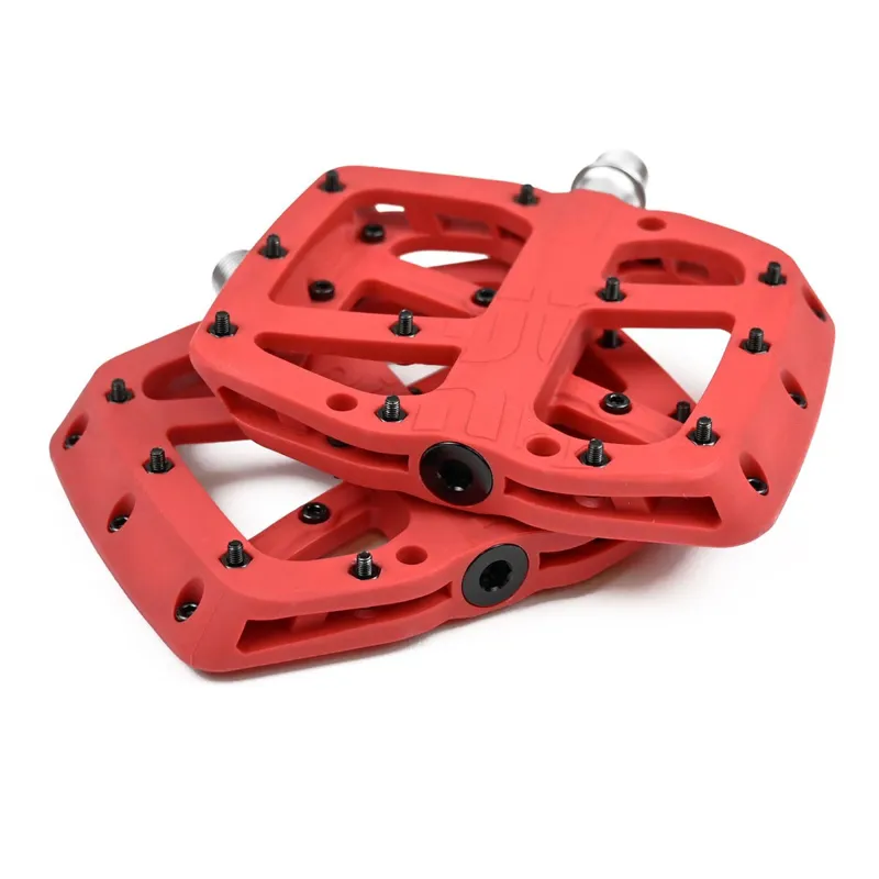 Ethirteen Base Flat Pedal 9/16 in Red