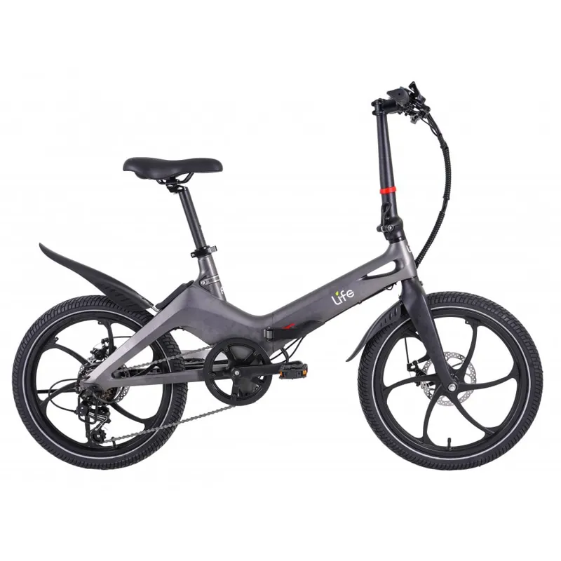 Li-Fe Flo Stealth Matt Grey Folding eBike