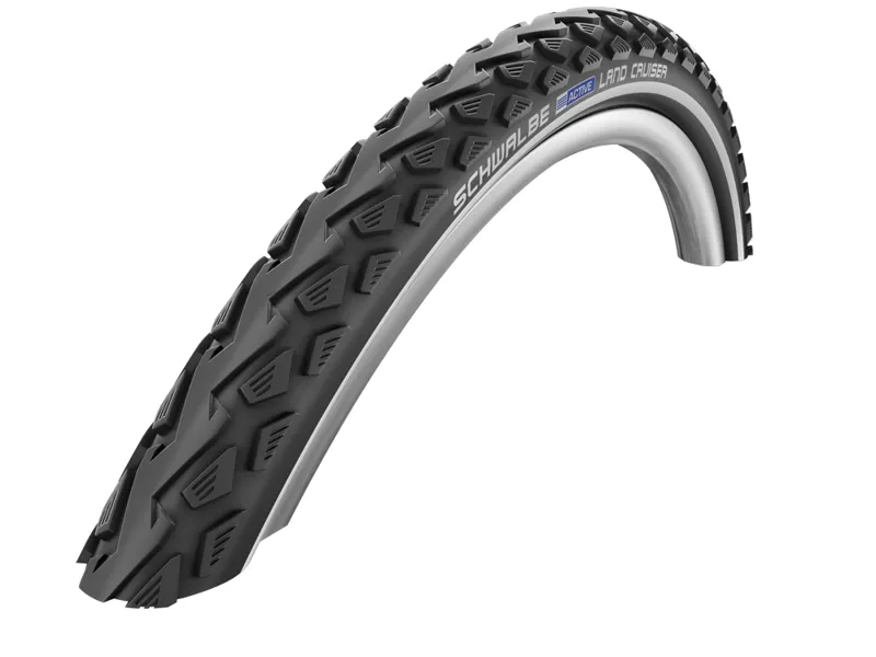 Schwalbe Land Cruiser Kevlar Tyre Wired - BLACK 