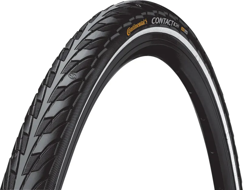 Continental Contact City/Trekking Tyre In Black/Reflex Rigid