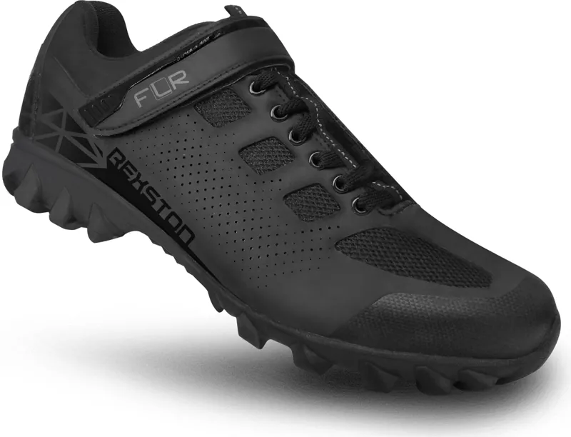 FLR Rexston Active Touring/Trail Shoe In BLACK 