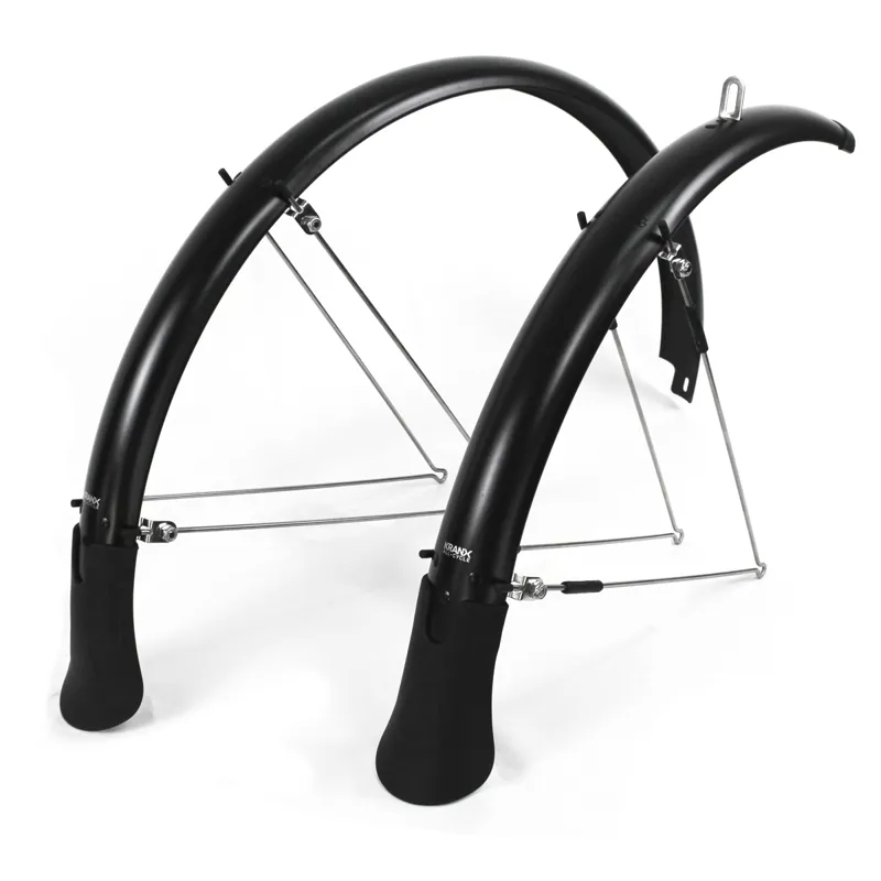 KranX FendR Pre-Assembled Full Length Mudguard 55mm BLACK