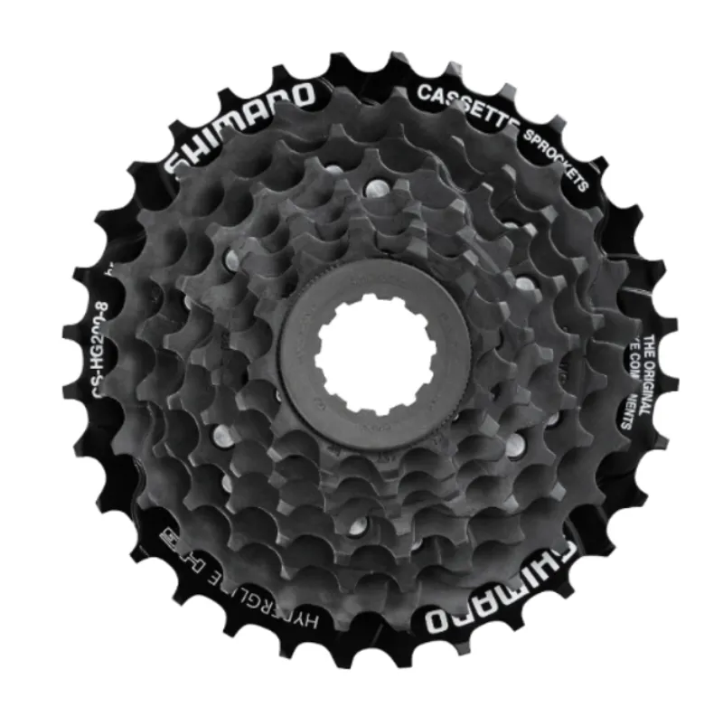 Shimano CS-HG200 - 12-32 - 8 Speed Cassette Black 12-32t