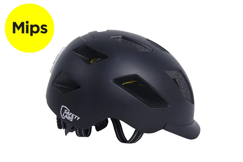 Safety Labs E-Bahn 2.0 'MIPS' Urban Inmold Helmet In BLACK 5