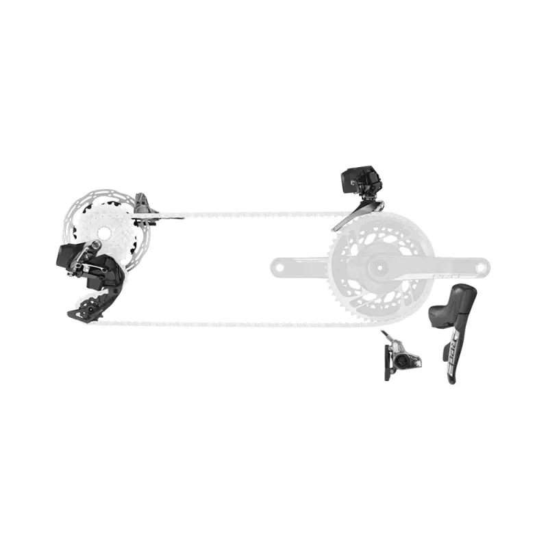 SRAM Red eTap AXS 2X HRD Flat Mount Electronic Groupset