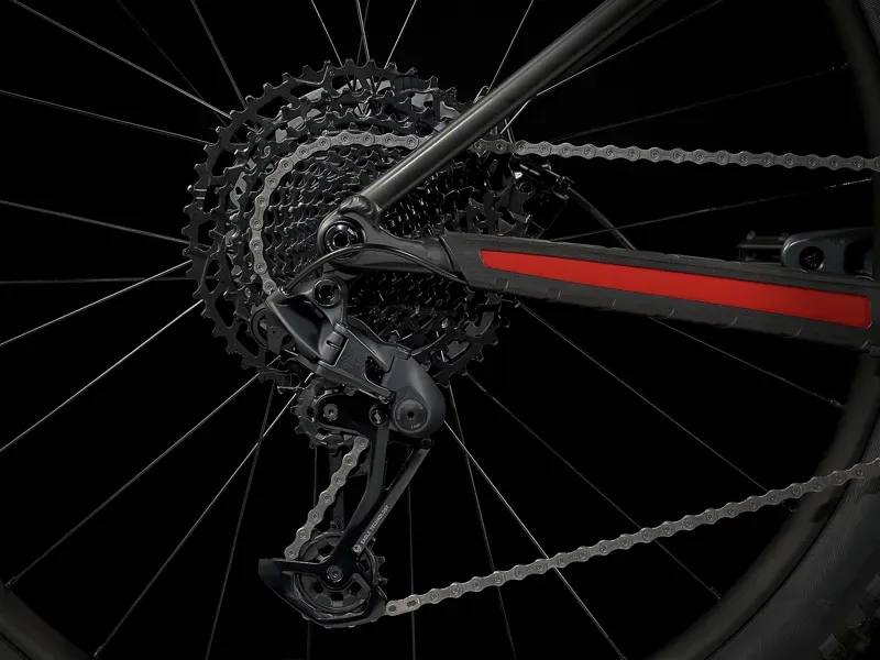 Trek Roscoe 8 Mountain Bike in Matt Black/Red - Size XS-11