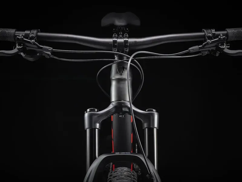 Trek Roscoe 8 Mountain Bike in Matt Black/Red - Size XS-5