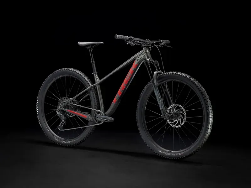 Trek Roscoe 8 Mountain Bike in Matt Black/Red - Size XS-1