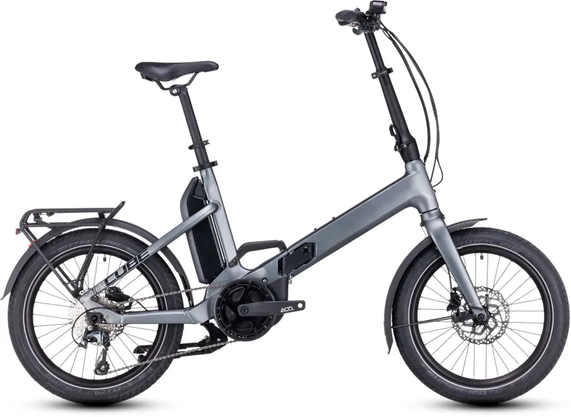 Cube Fold Sport Hybrid 500 Electric Bike in Flash Grey