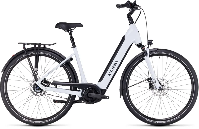 Cube Supreme Hybrid EXC 625 Electric Bike in Flashwhite
