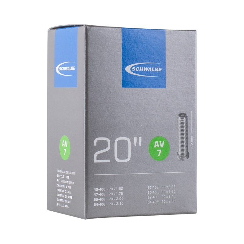 Schwalbe AV7 - 20 X 1.50-2.35 Tube - Schrader 40mm 20-1