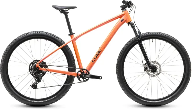Cube Aim ONE Mountain Bike in Salmon/Black