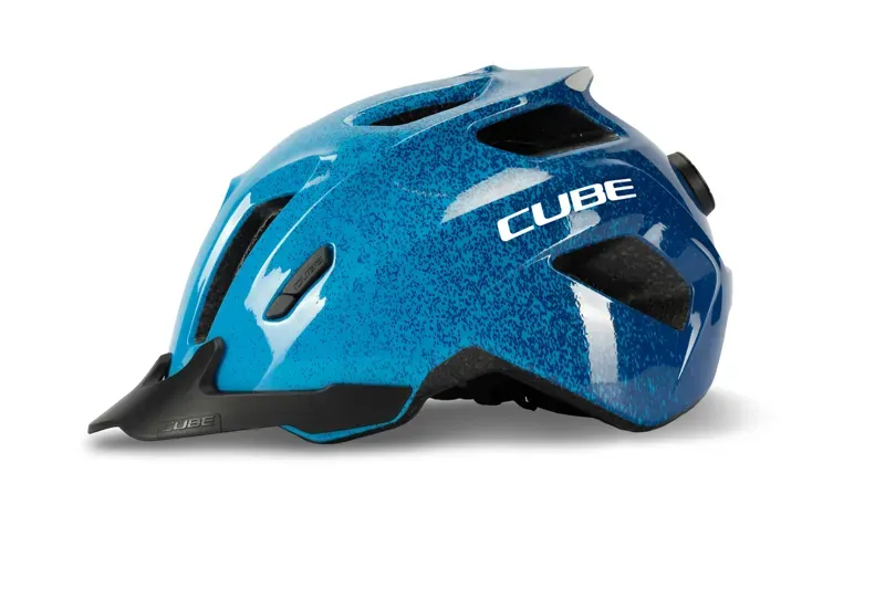 Cube Fink Childs Cycling Helmet in Dark Blue-1