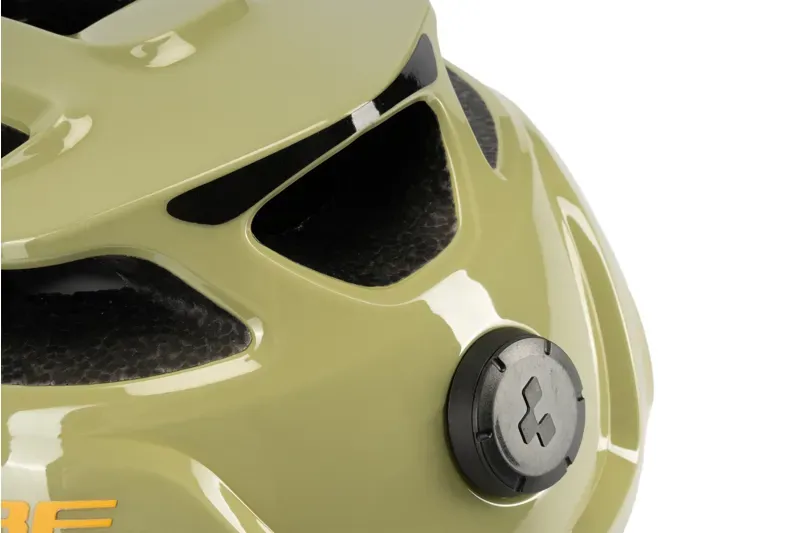 Cube Fink Childs Cycling Helmet in Light Olive-2