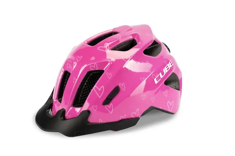 Cube Fink Childs Cycling Helmet in Pink
