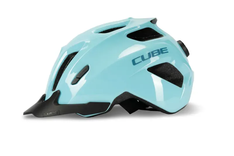 Cube Fink Childs Cycling Helmet In Blue-1